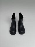Atom round ankle rain boots