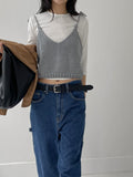 Something Crop Knit Bustier