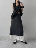 Dear Double Layered Long Skirt