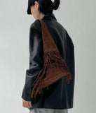 Bohem Fringe Suede Shoulder Bag