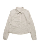 MINI CHECK CROP SHIRT