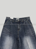 Grayish Washing Bermuda Denim