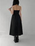 Shirring Smoke Tube Top One Piece