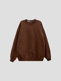 Mono Brushed Half Turtleneck Sweatshirt
