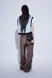 glossy tech pants