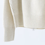 [Premium] Cory Two-Way Zip Up Knit