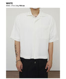 Smoothie Waffle Crop Shirt