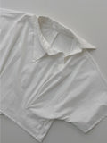 Hope Unbalanced Collar Blouse