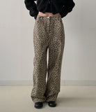 Leopard Bijo Wide Pants