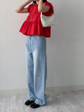 Aco Frill Nylon Blouse