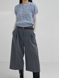 Meir Non-Obi Bermuda Slacks