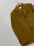 Single 3 button wool overfit coat jacket