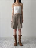 [2 version/with cup] Span square bra top