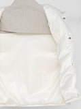 Duck Down High Neck Padded Vest