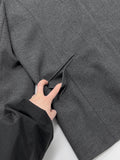 Floor Wool Hidden Loose Fit Jacket