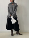 [Muffler SET] Vintage Boucle Long Knit