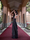 DOUBLE LAYERED MESH SKIRT