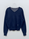 Ad Symbol V-Neck Loose-Fit Knit