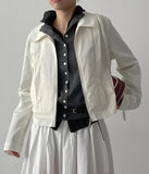 Sporty Crop Zip-Up Jacket