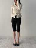 [Bustier SET] Serine Rib Cardigan T-shirt