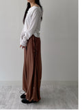 [2way!] Eyelet Wide Training Pants