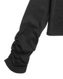 SIDE BUTTON STRAP CARDIGAN