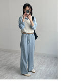 542 High Waist Wide Denim Pants