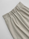 Vent High Waist Long Skirt