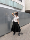 BALLOON STRING LONG SKIRT