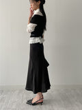 Frill Yoru See-through Blouse
