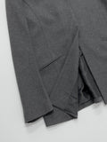 Floor Wool Hidden Loose Fit Jacket