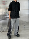 Pocket Denim Half Shirt