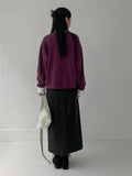 Greek V-neck Loose Fit Sweatshirt