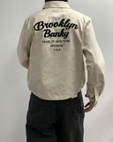 B.B Lettering Cotton Jacket