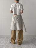 [Wrinkle Free] Pocket Stripe Loose Fit Shirt