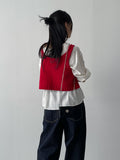 Julie Frill Round Neck Blouse