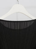 [Premium] Eileen Cut Pleated Short Sleeve T-shirt