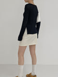 Slen Slit Knit T-shirt