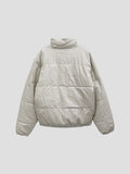 West High Neck Leather Bomber