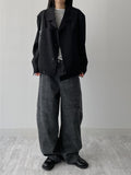 [unisex] Collar Over Fit Tracker Jacket