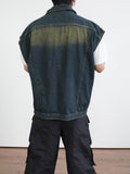 Sandwashing Vintage Denim Sleeveless