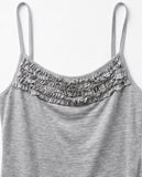 FRILL BUSTIER SLEEVELESS