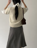 Delu Round Half Knit