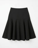 STRIPE RIBBON MIDI SKIRT