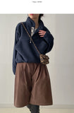 Snap Anorak Fleece Sweatshirt