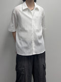 Seersucker combat pocket check shirt