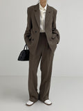 [INC MADE] Foreign Half Double Over Fit Blazer