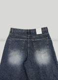 Grayish Washing Bermuda Denim