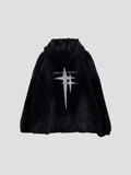 Domble star semi crop fleece