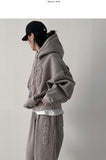 [unisex] Numbering Pigment Overfit Hood T-shirt